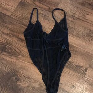 Black Mesh Bodysuit used bodysuit excellent condition stretchy nice well worn